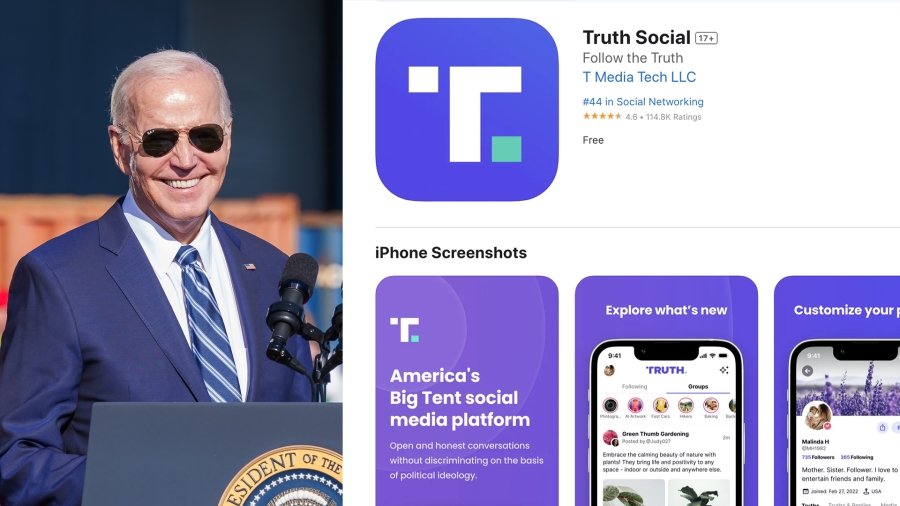 拜登競選團隊加入特朗普社媒Truth Social：「歡迎倒戈」