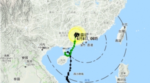 今早3號風球+黃雨警告