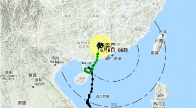 今早3號風球+黃雨警告