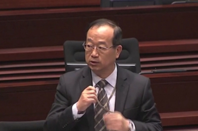 陳鑑林以牙還牙點人數打斷陳志全發言