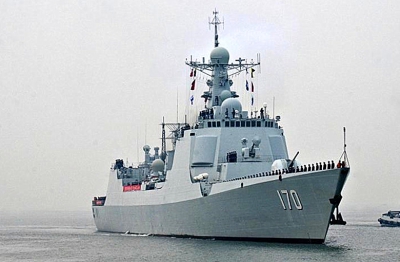 中美軍艦互壓最近距離只有41米最終美艦駛離
