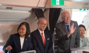 蔡英文過境美國紐約受訪談及香港修例風波
