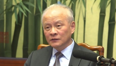 駐美大使崔天凱：指病毒來自美軍的說法「瘋狂」