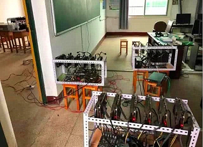 湖南有中學正副校長校內裝「挖礦機」遭處分