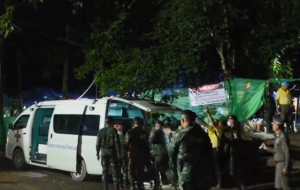 泰國清萊府洞穴被困兩周13人首批4少年獲救