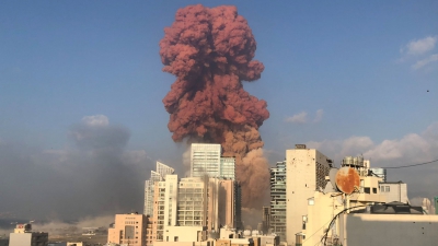 【影片】黎巴嫩首都貝魯特大爆炸釀數千傷﹕出現原爆式蕈狀雲