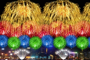 【活動】明晚維港煙花綻放賀國慶