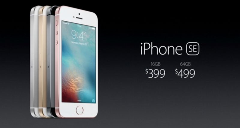 六折價錢買80%性能的6s  iPhone SE搶Android市場