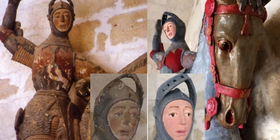 西班牙500年雕像修復失敗 屠龍騎士變卡通人物？
