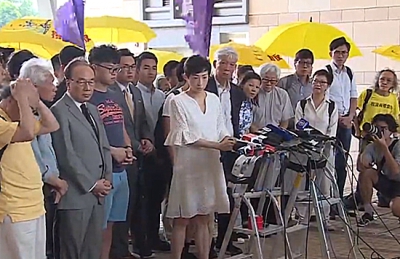 陳淑莊佔中案判囚8個月獲緩刑兩年方便治病