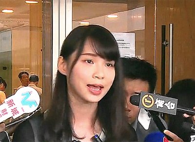 周庭遭DQ提選舉呈請勝訴區諾軒將失議席