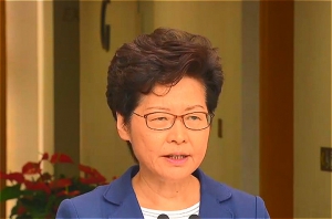 林鄭月娥：反蒙面法是要針對阻嚇未成年人士