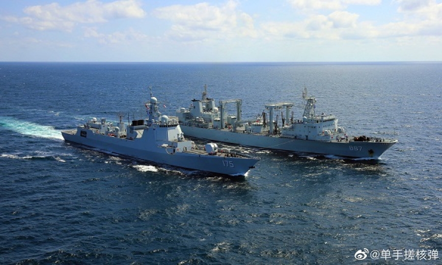 銀川艦不靠岸繞半個太平洋  現踪美國西海岸