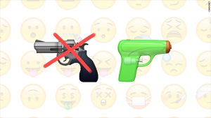 iOS 10手槍emoji變水槍
