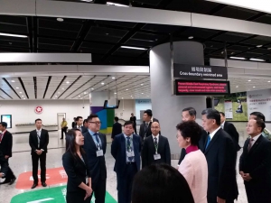 廣深港高鐵香港段今早舉行開通儀式