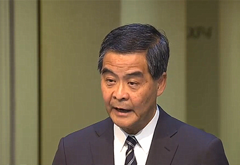 惡人急撲火？梁振英指應調查誰洩漏會議資料