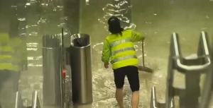 港鐵海怡半島站受爆水管影響封站3小時