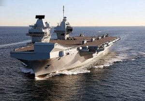 英國防大臣揚言將派新型航空母艦巡航南海