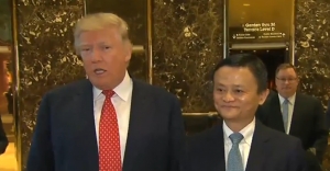 馬雲見特朗普談助美增一百萬個職位