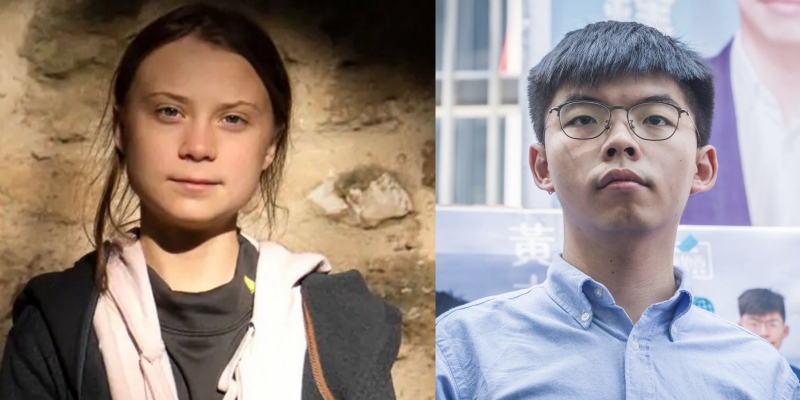 瑞典環保少女通貝里讚黃之鋒勇敢 環時：別被欺騙