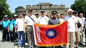 退休國軍上校徒步重走北伐路紀念抗戰80周年