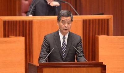 梁振英今早立法會發表施政報告