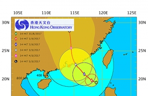 「瑪娃」來襲星期日香港又打風