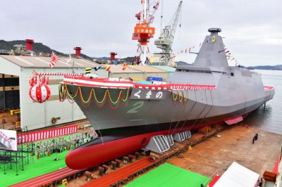 【軍事】海自熊野號新護衛艦下水 但級別名還是未知？