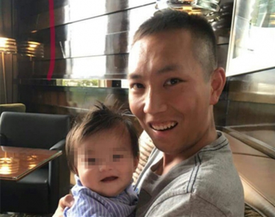 殉職高級消防隊長初為人父