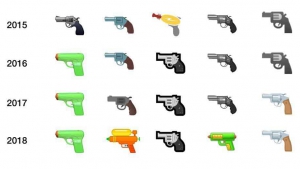 談槍色變？各款Emoji相繼更換「手槍」符號 惟FB企硬