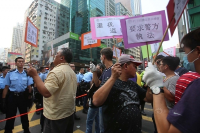 佔領期間表支持 三警隊基金捐款激增