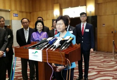 涂謹申：佛都有火。林鄭月娥：無意開火。