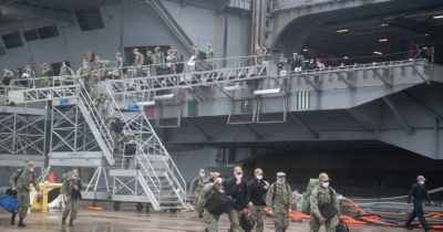 美海軍近65%作戰艦隻曾出現新冠感染個案