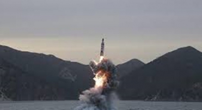 朝鮮潛射彈道導彈落入日本防空識別區
