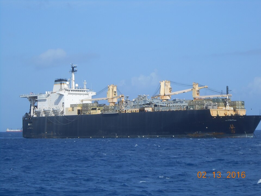 美海軍一艘運輸船機輪艙起火返港　或影響加沙臨時碼頭組裝進度