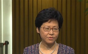 林鄭月娥否認是蔡若蓮的提名人