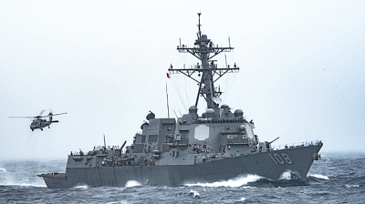 美兩軍艦闖西沙群島解放軍海空監視及驅離