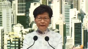 外媒指中央政府拒絕林鄭月娥在五大訴求讓步