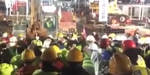 武漢火神山醫院工人爆衝突&nbsp;建設局：存在誤會