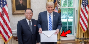 「大信」暗諷「手小」？金正恩親筆信被網民惡搞