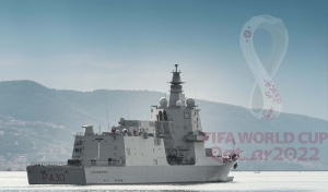 保衛世界盃的軍艦？意大利海軍新銳怪船