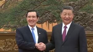 快訊：習近平在人民大會堂會見馬英九一行