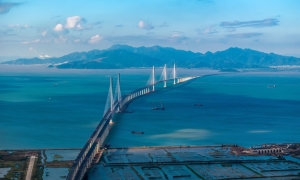 黃茅海跨海通道11日通車 珠海至江門車程縮短至半小時
