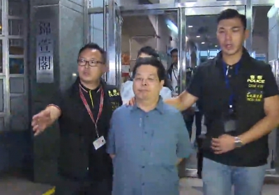 警方以涉嫌誤導警務人員罪名拘捕林子健