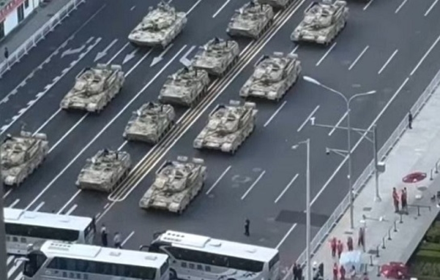 九三閱兵第二次預演　新輕坦和新步戰登場？