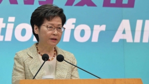 林鄭：不認為駱惠寧言論是施壓 政府依法辦事