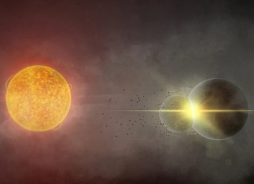 千年難遇 天文學家發現行星撞擊事件