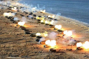 金正恩以操炮代替試射導彈和核試