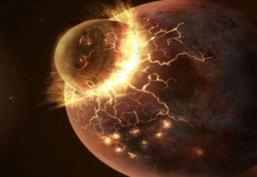 撞擊地球的巨大行星殘骸仍然存在？