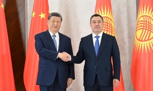 吉爾吉斯總統﹕中國是最親密朋友和最可靠伙伴